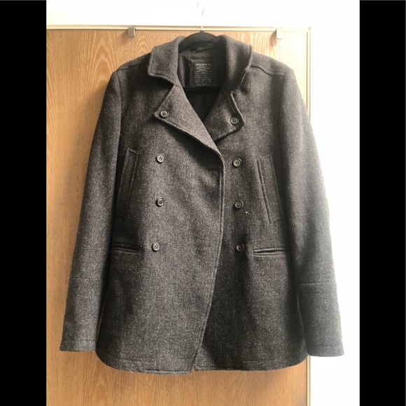 Allsaints spitalfields wool coat size 36 - Picture 1 of 4